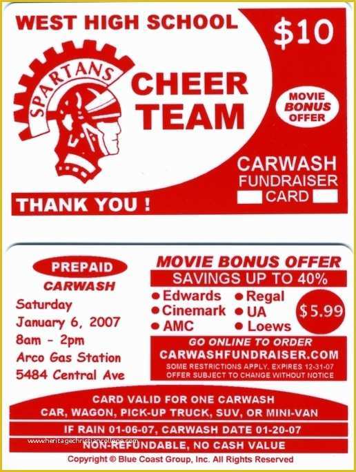 47 Car Wash Ticket Template Free Download Heritagechristiancollege