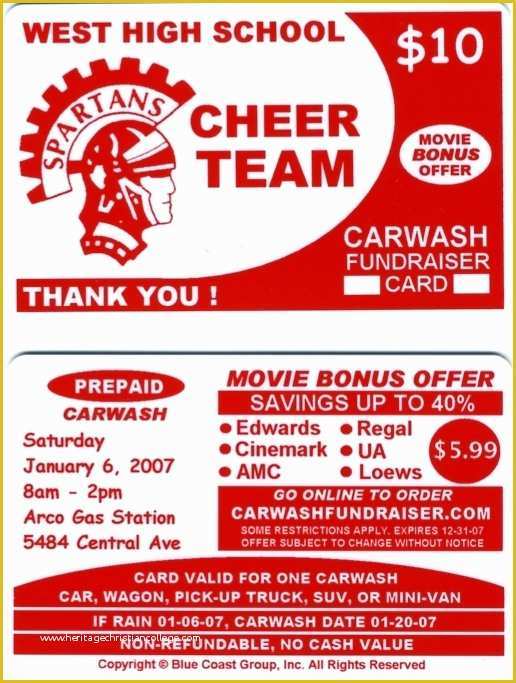 Car Wash Ticket Template Free Download Of Car Wash Fundraiser Tickets Template Free the Best Free