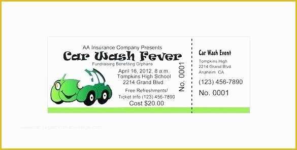 Car Wash Ticket Template Free Download Of Download Word Best Ticket Templates Free Excel formats