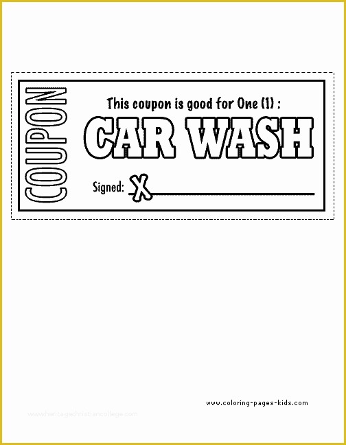 Car Wash Ticket Template Free Download Of Free Car Wash Ticket Template Printable 50 Best Free