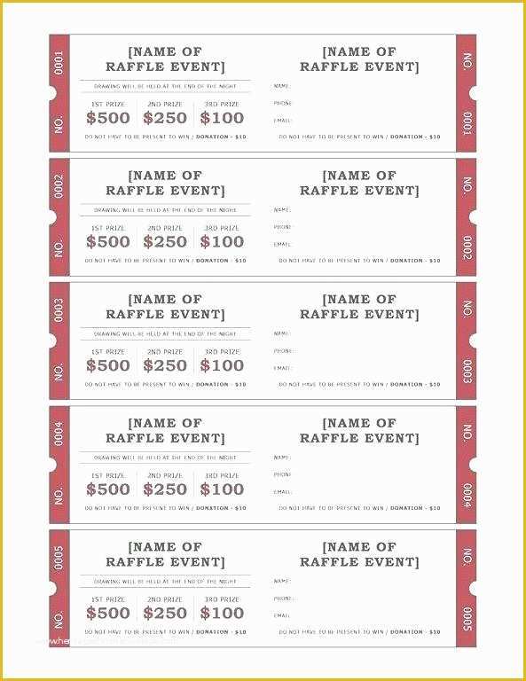 Car Wash Ticket Template Free Download Of Fundraiser Tickets Template Free Sample Business Lottery