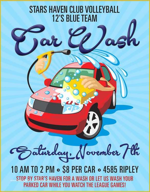 Car Wash Ticket Template Free Download Of the Gallery for Car Wash Fundraiser Signs