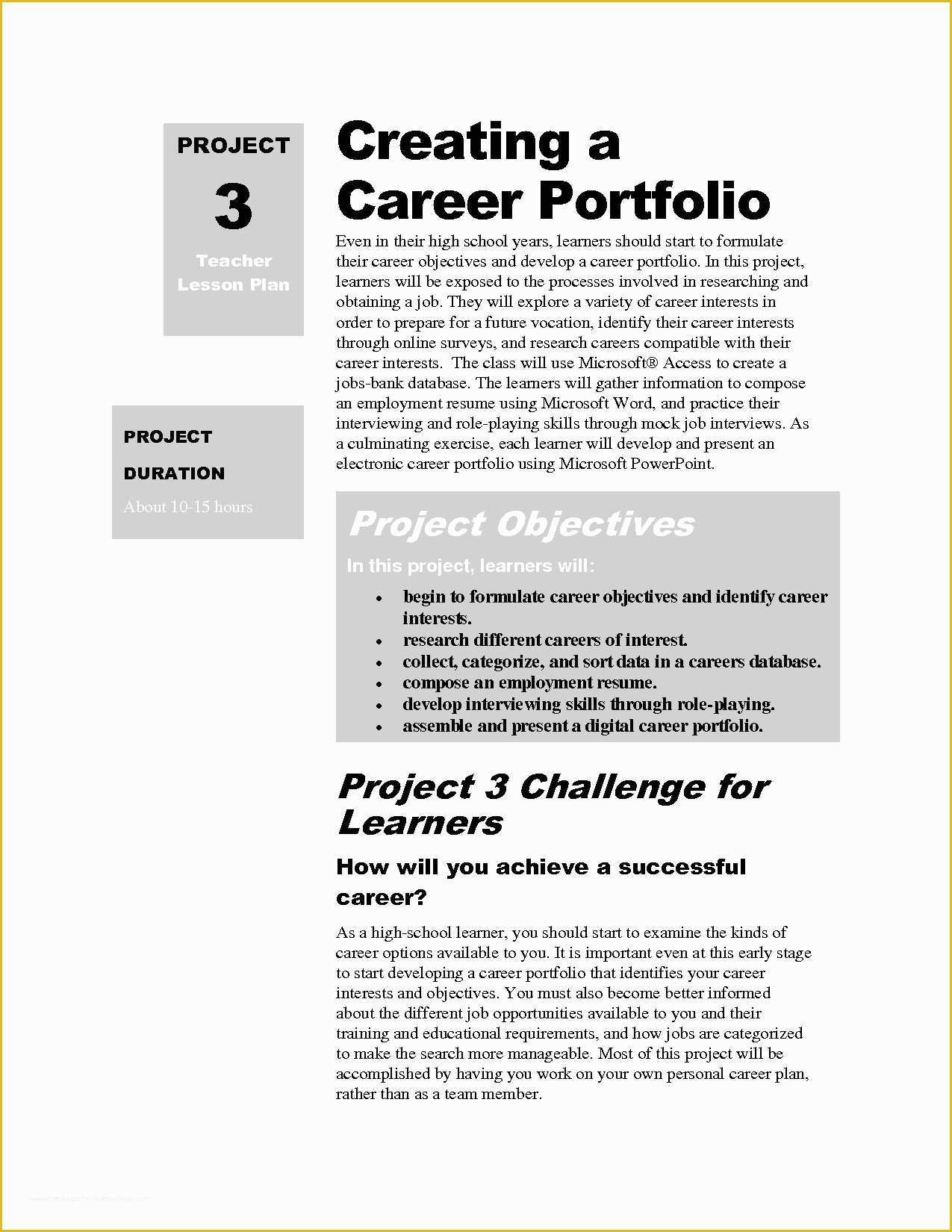 Career Portfolio Template Free Of Portfolio Sample for Job New 29 Employment Portfolio