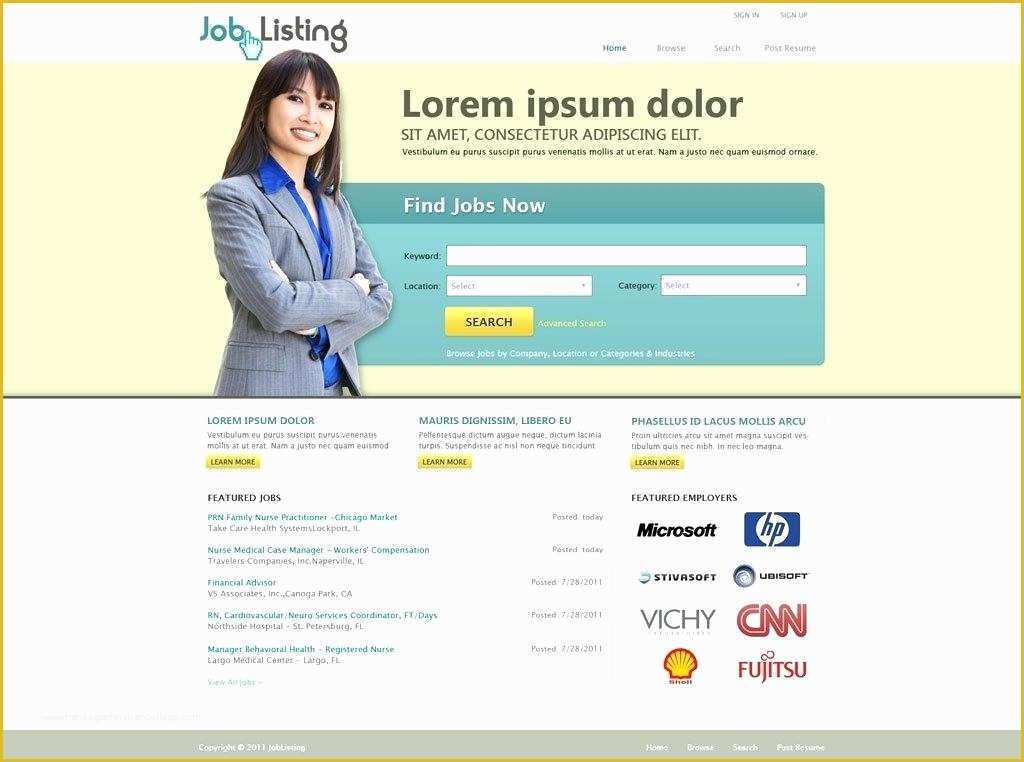 Career Website Templates Free Download Of Directory Listing Website Template Business Corporate Free