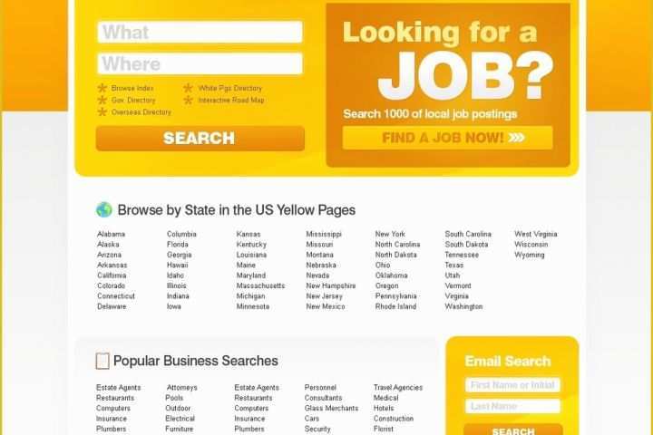 Career Website Templates Free Download Of Job Portal Website Template Web Design Templates