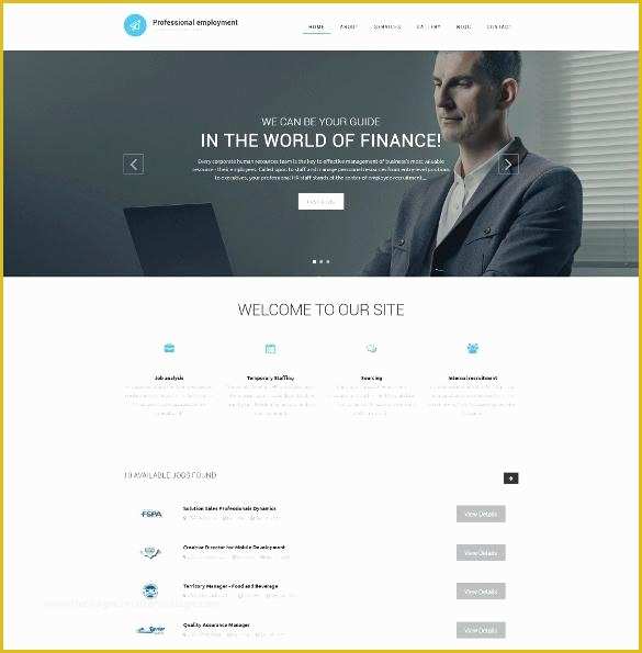 Career Website Templates Free Download Of Job Website Template Job Portal Website Templates In