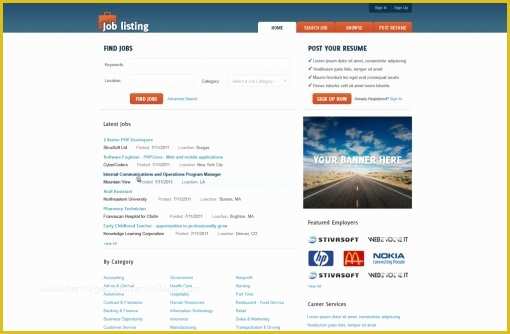 Career Website Templates Free Download Of Job Website Templates Free Job Portal Templates