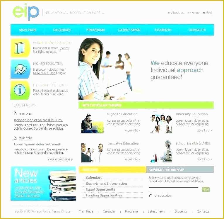 Career Website Templates Free Download Of School Site Template School Website Free Template Free