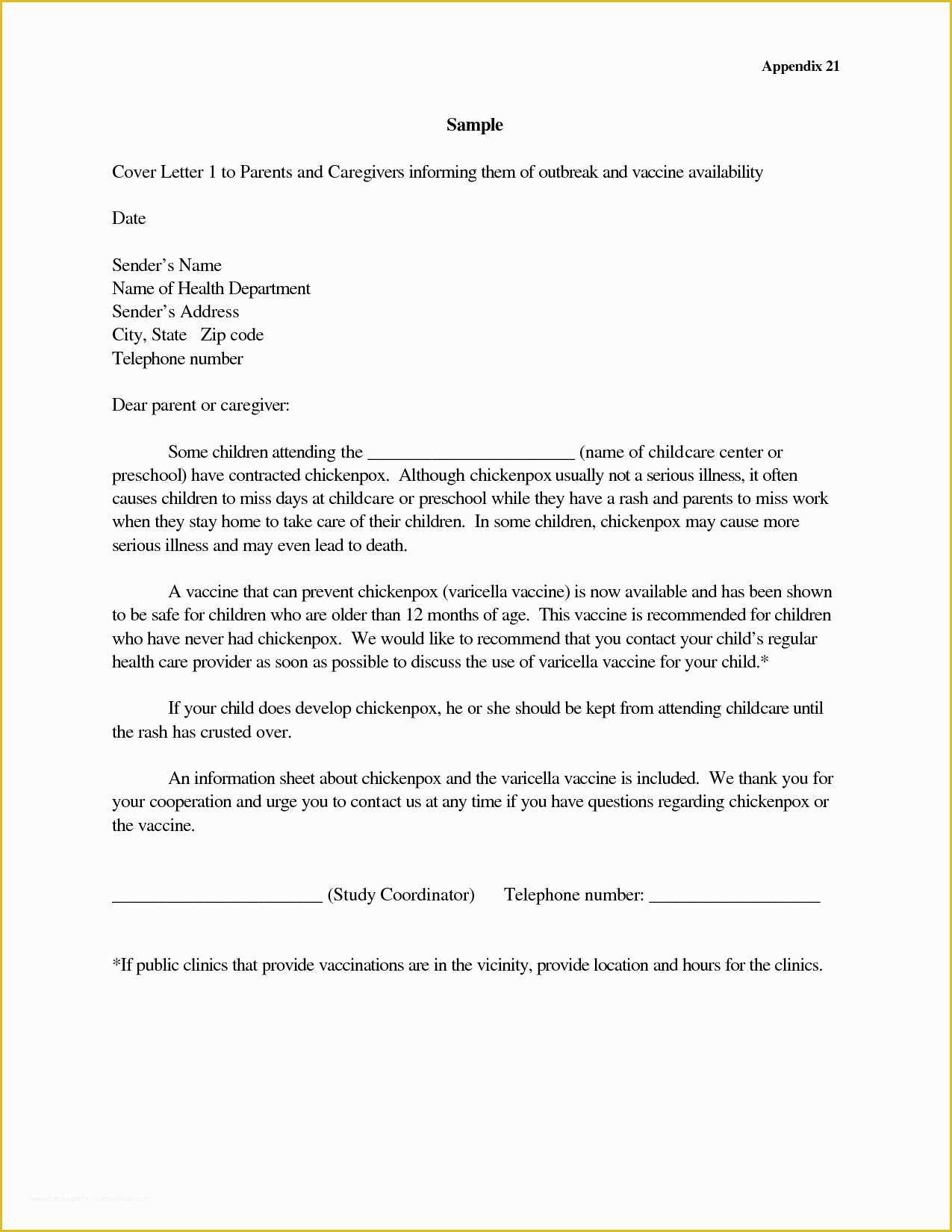 Caregiver Cover Letter Templates Free Of Letter Re Mendation for Child Caregiver Cover