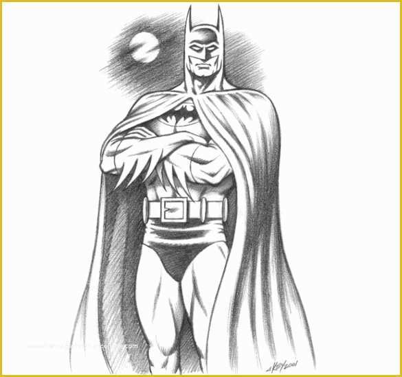 Caricature Templates Free Of 20 Fantastic Batman Drawings Download