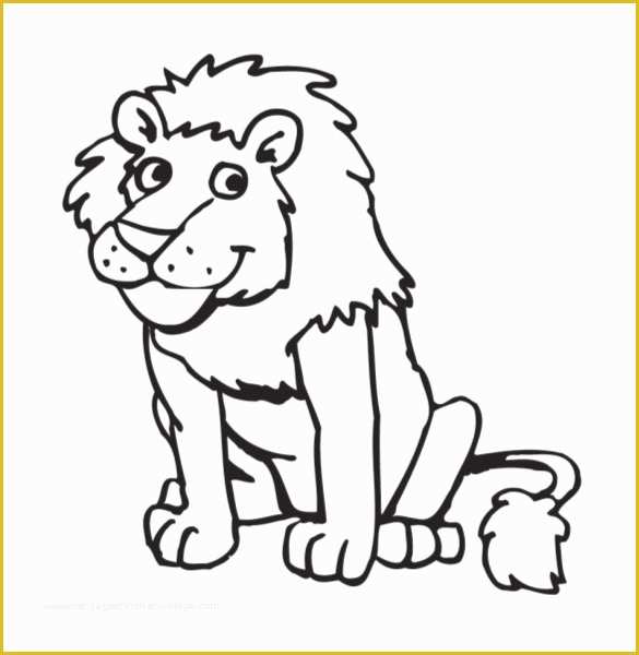 Caricature Templates Free Of Lion Drawing Template – 15 Free Pdf Documents Download