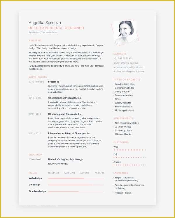 Cascade Resume Template Free Download Of Free Cascade Resume Template Download