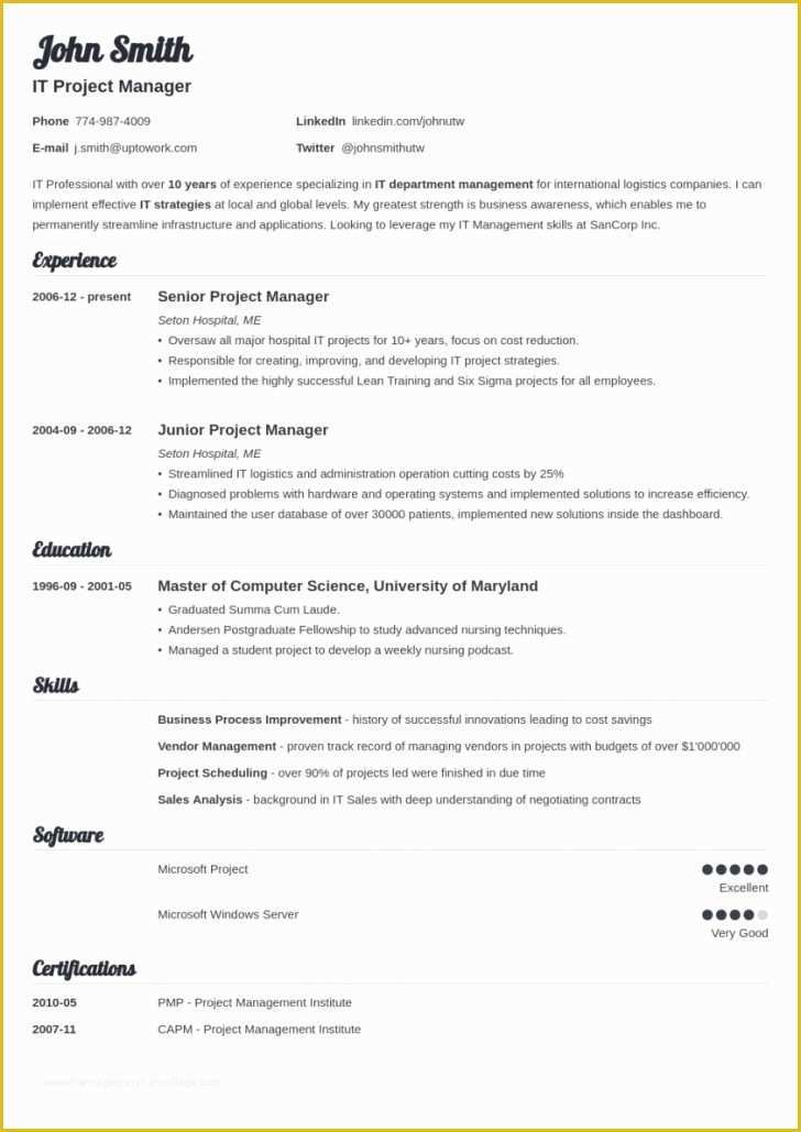 Cascade Resume Template Free Download Of Resume Template Resume Template Maker Resumees Linee