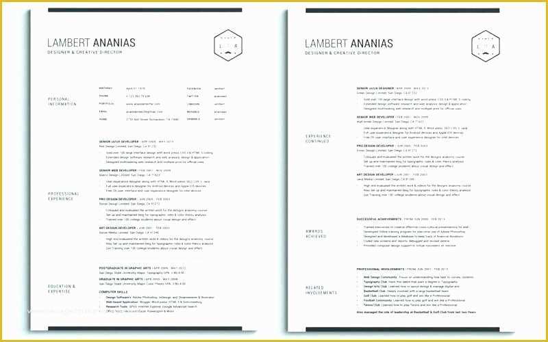 49 Cascade Resume Template Free Download