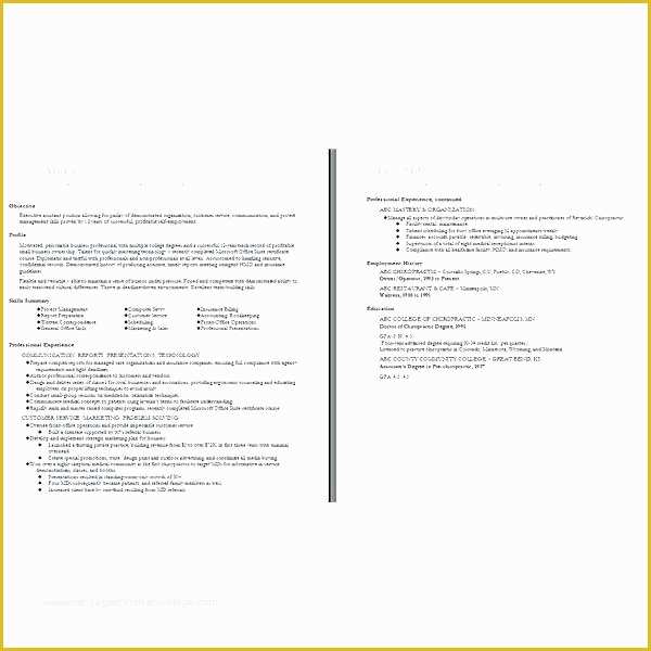 Cascade Resume Template Free Download Of Two Page Resume Template Best 2 Page Resume Templates E