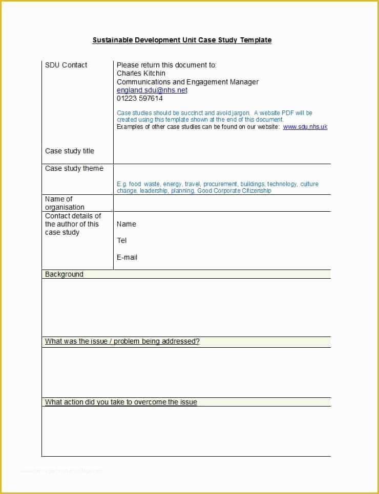 Case Study Templates Free Download Of 49 Free Case Study Templates Case Study format