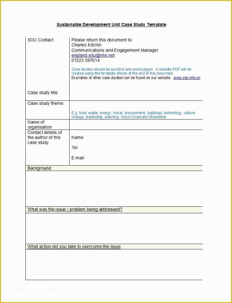 Case Study Templates Free Download Of 49 Free Case Study Templates Case Study format