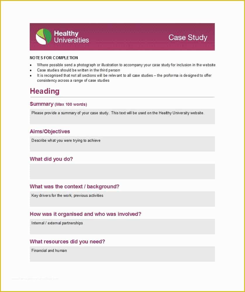 Case Study Templates Free Download Of 49 Free Case Study Templates Case Study format