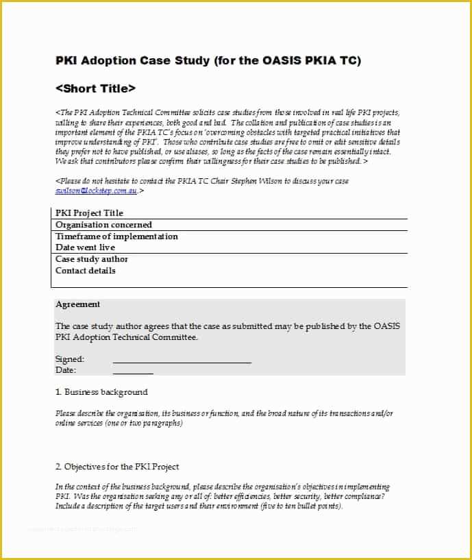 Case Study Templates Free Download Of 49 Free Case Study Templates Case Study format