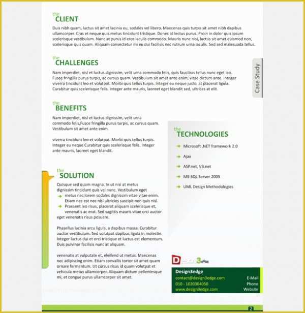 Case Study Templates Free Download Of attractive Case Study Template &amp; Cover Welovesolo