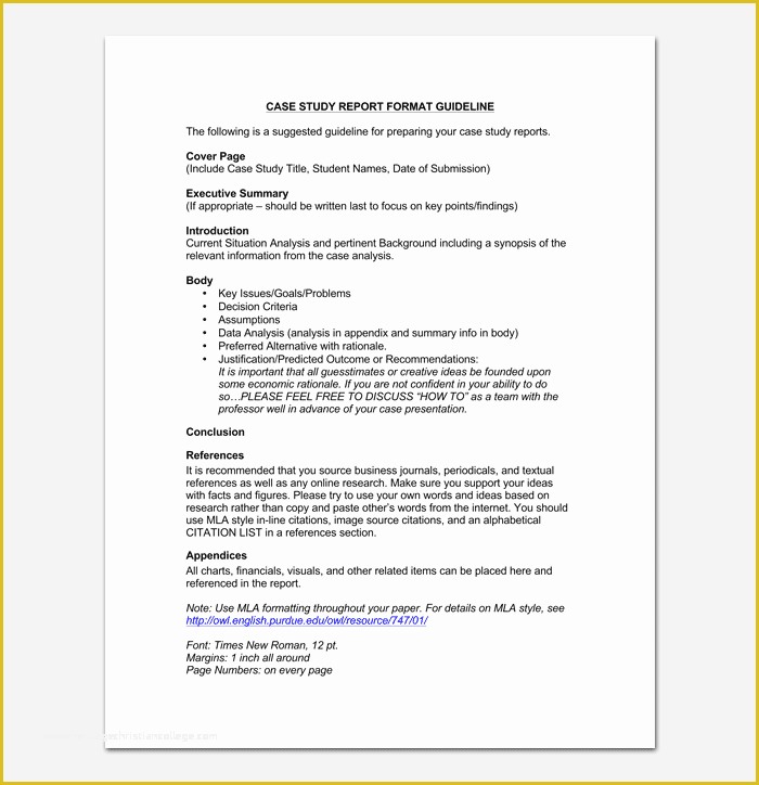 Case Study Templates Free Download Of Case Study Template 5 for Word & Pdf format
