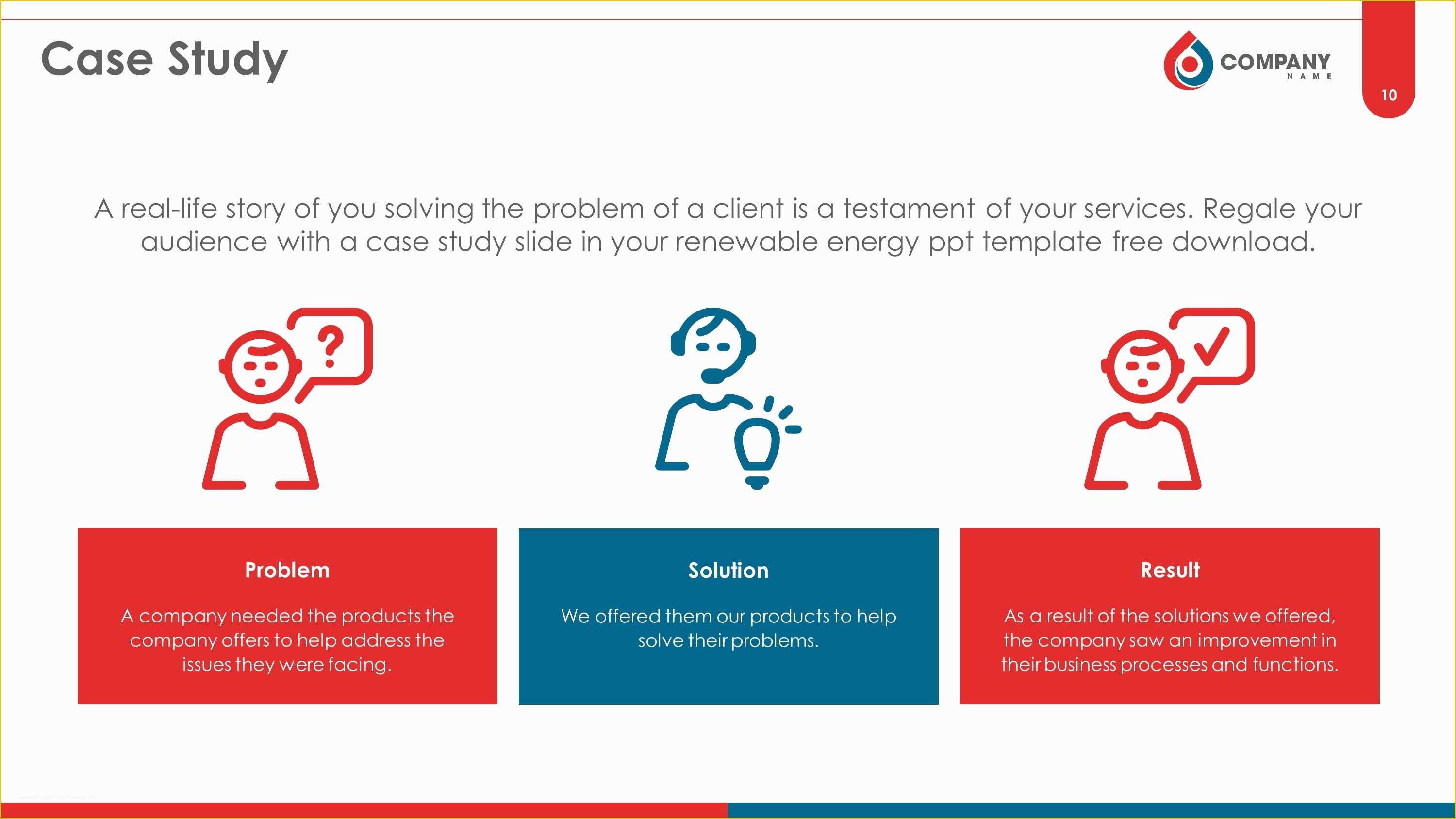 Case Study Templates Free Download Of Oil and Gas Premium Powerpoint Template Slidestore