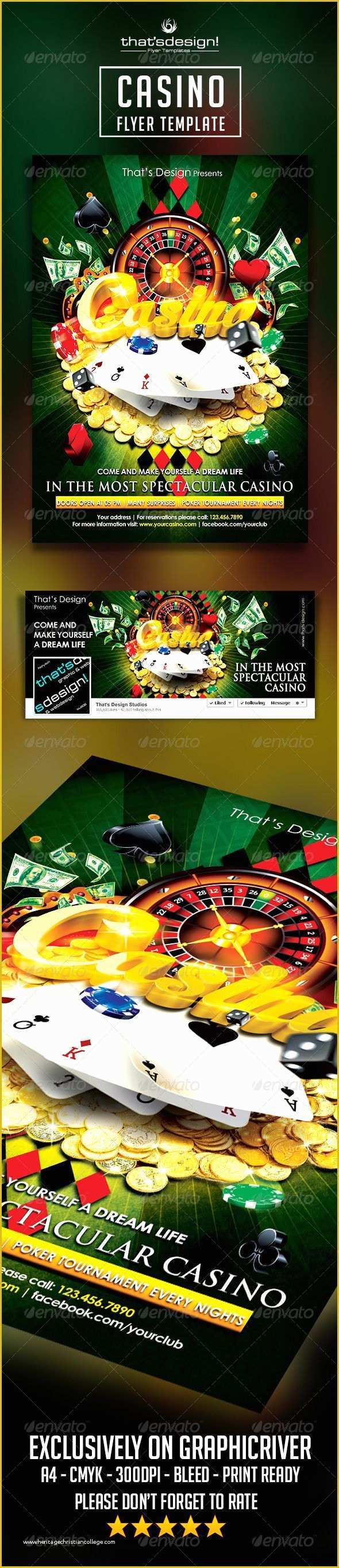 Casino Flyer Template Free Of 170 Best Images About Casino Infographics On Pinterest