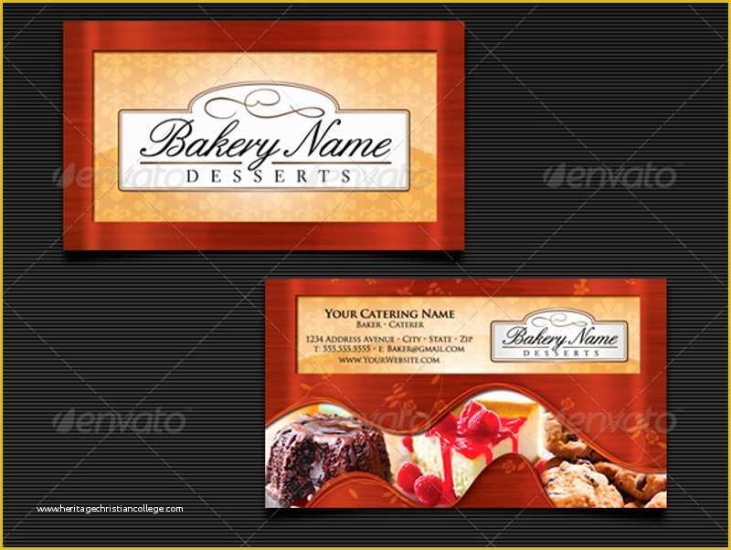 Catering Business Cards Templates Free Of 14 Catering Business Card Designs & Examples Psd Ai