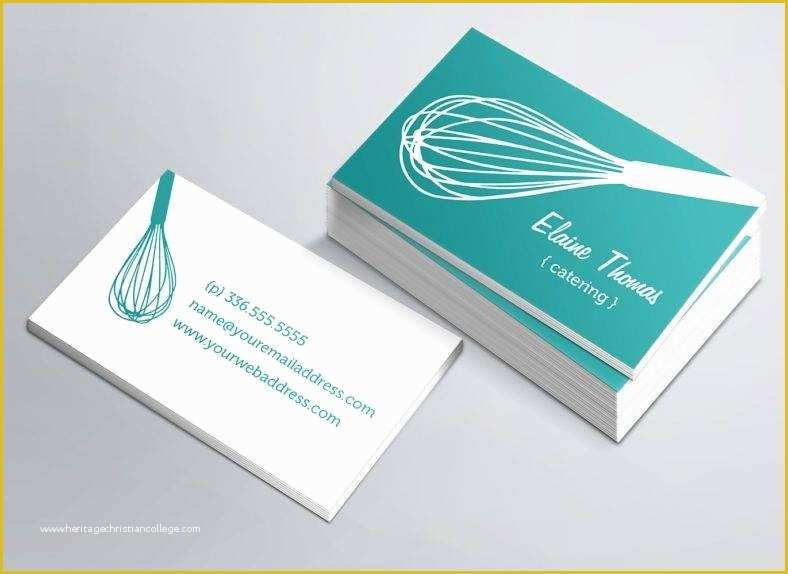 Catering Business Cards Templates Free Of 22 Catering Business Card Templates Ai Word Psd