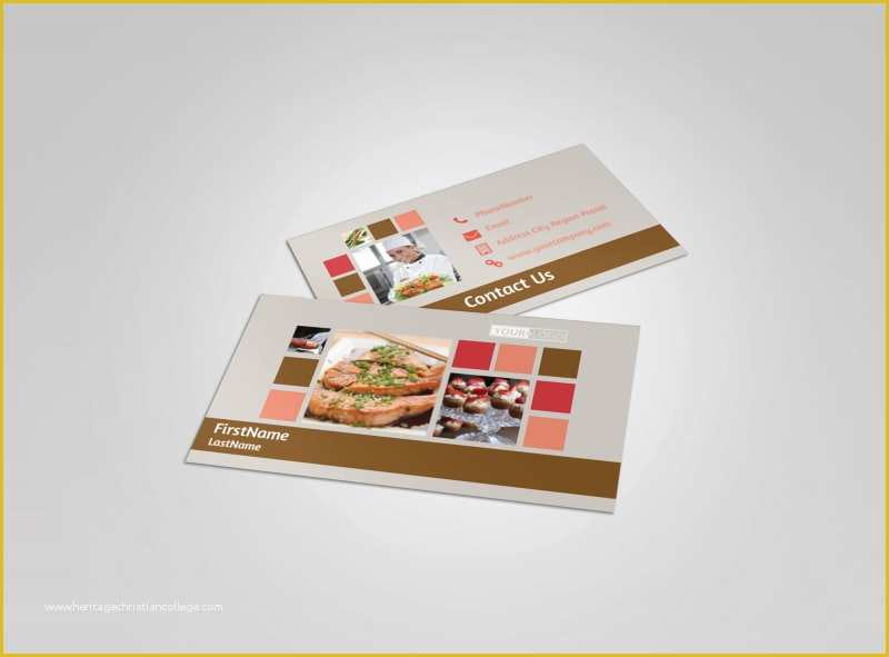 Catering Business Cards Templates Free Of Catering & event Planning Business Card Template