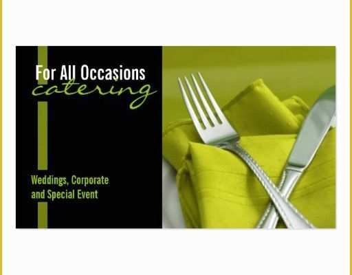 Catering Business Cards Templates Free Of Catering Food Business Card
