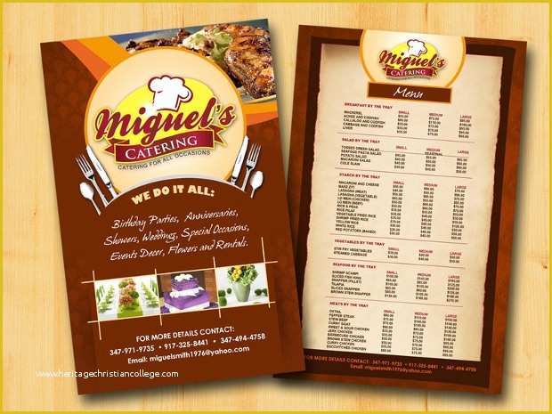 Catering Flyers Templates Free Of 16 Best Catering Flyer Templates Ai Psd Docs Pages