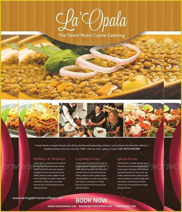 Catering Flyers Templates Free Of 23 Catering Flyers Psd Ai Vector Eps