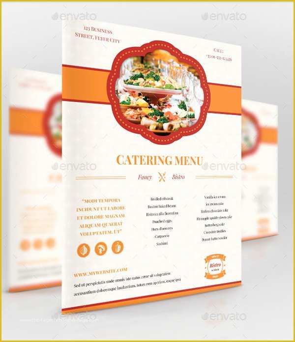 Catering Flyers Templates Free Of 24 Catering Flyers Psd Ai Illustrator Download