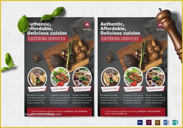Catering Flyers Templates Free Of 24 Catering Flyers Psd Ai Illustrator Download