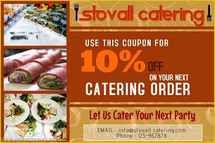 Catering Flyers Templates Free Of Catering Business Flyer Template