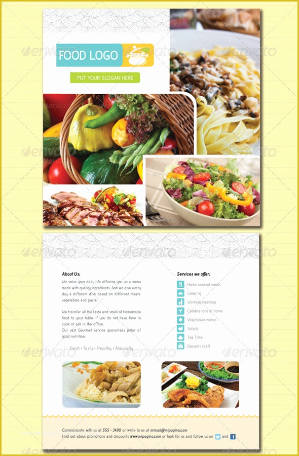 Catering Flyers Templates Free Of Flyer Food Service and Catering by Tatysol