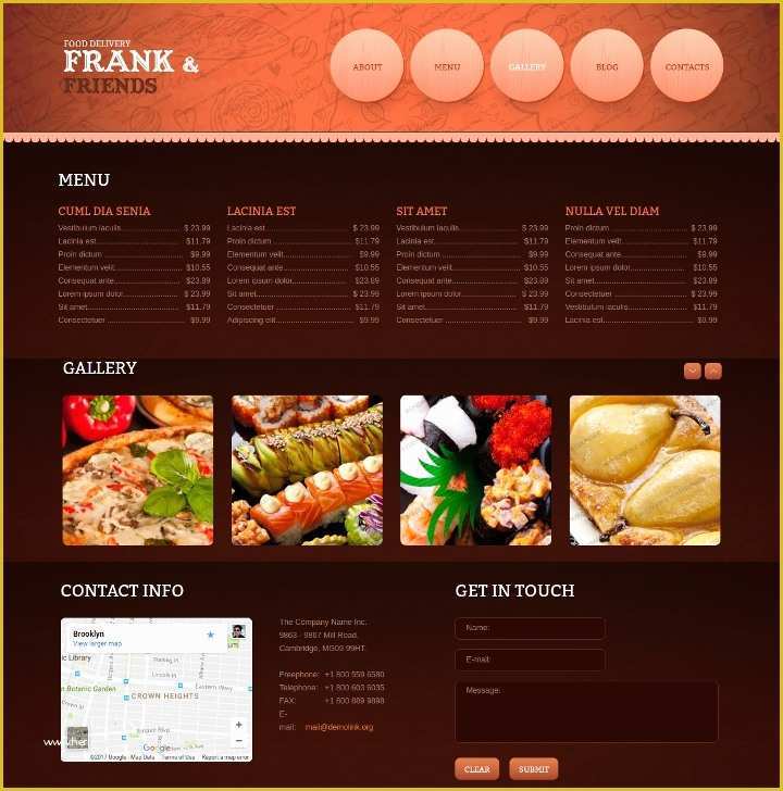 Catering Website Templates Free Of 15 Catering Services Website themes & Templates