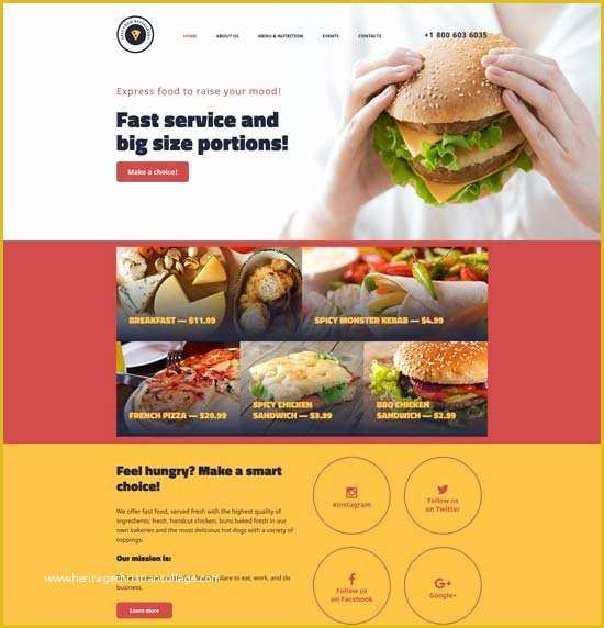 Catering Website Templates Free Of 97 Best Restaurant Cafe Website Templates Free & Premium