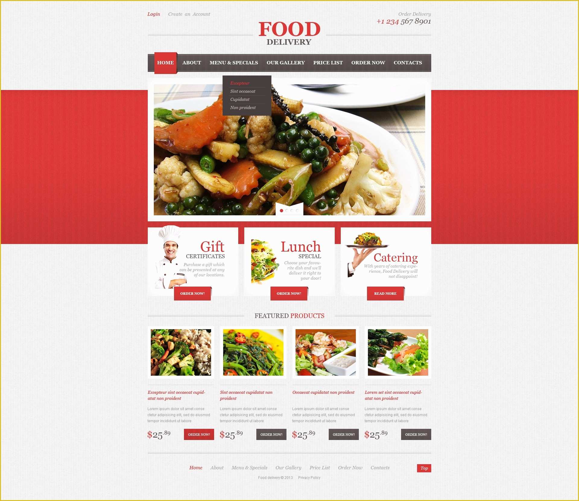 express website template