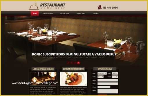 Catering Website Templates Free Of Restaurant Website Template