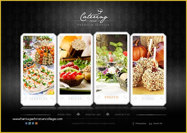 Catering Website Templates Free Of the Catering Premium Service HTML5 Template On