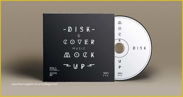 Cd Cover Design Template Psd Free Download Of Psd Cd Cover Disk Mock Up Psd Mock Up Templates