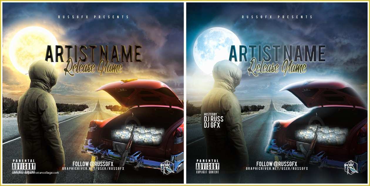 Cd Cover Template Photoshop Free Download Of the Road Psd Cd Cover Template Free Download by Russgfx
