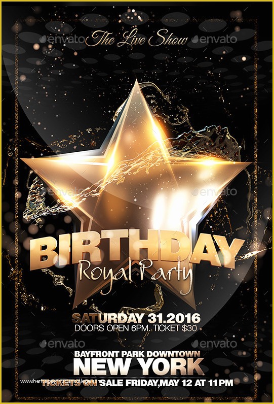 Celebration Flyer Template Free Of 20 Beautifully Designed Psd Birthday Party Flyer Templates