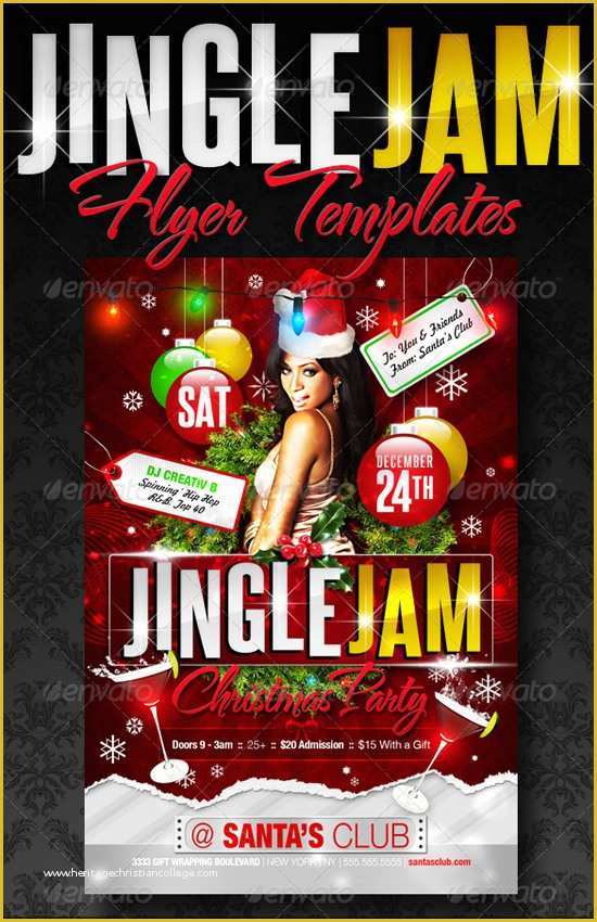Celebration Flyer Template Free Of top 10 Christmas Party Flyer Templates