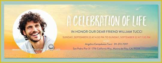 Celebration Of Life Cards Templates Free Of Invitations Free Ecards and Party Planning Ideas From Evite