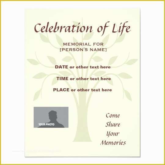 Celebration Of Life Cards Templates Free Of Memorial Celebration Of Life Burgundy Invitatation Card