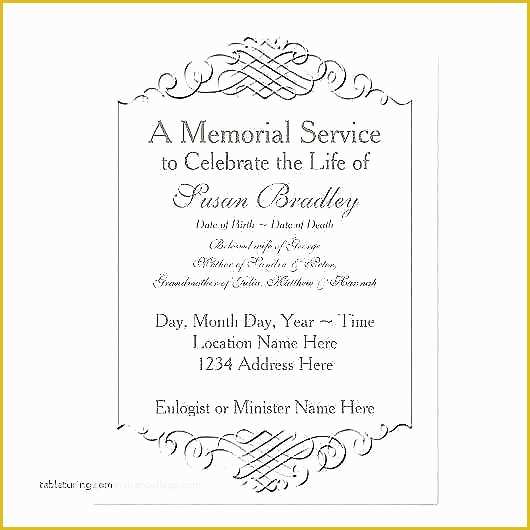 Celebration Of Life Template Free Download Of Celebration Life Template Funeral Obituary Programs