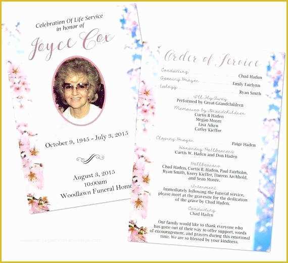 Celebration Of Life Template Free Download Of Celebration Life Templates Funeral Program Templates